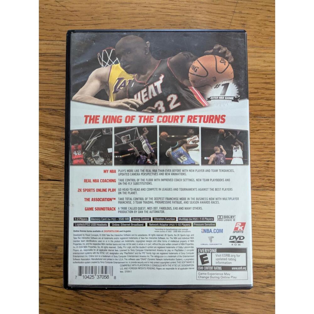 EA Sports Games PS2 NBA 2K7 Fight Night 2004 NHL 2008 NHL 2K3 CIB Playstation 2 - Picture 11 of 11